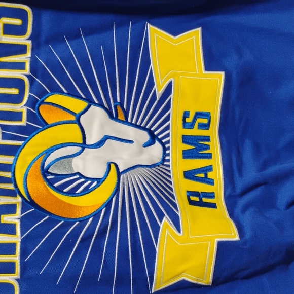 SALE! RARE! NFL Los Angeles Rams Super Bowl 2000 Champion Jacket Like New (A-76) - Picture 10 of 16